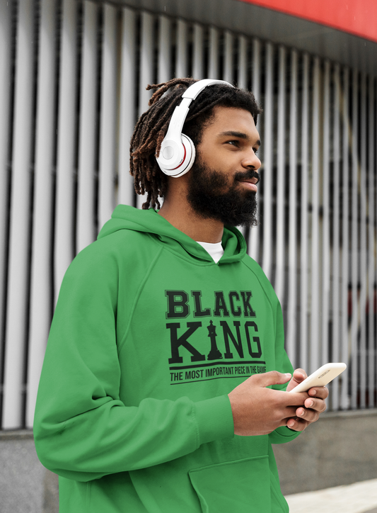 Black King Pullover Hoodie