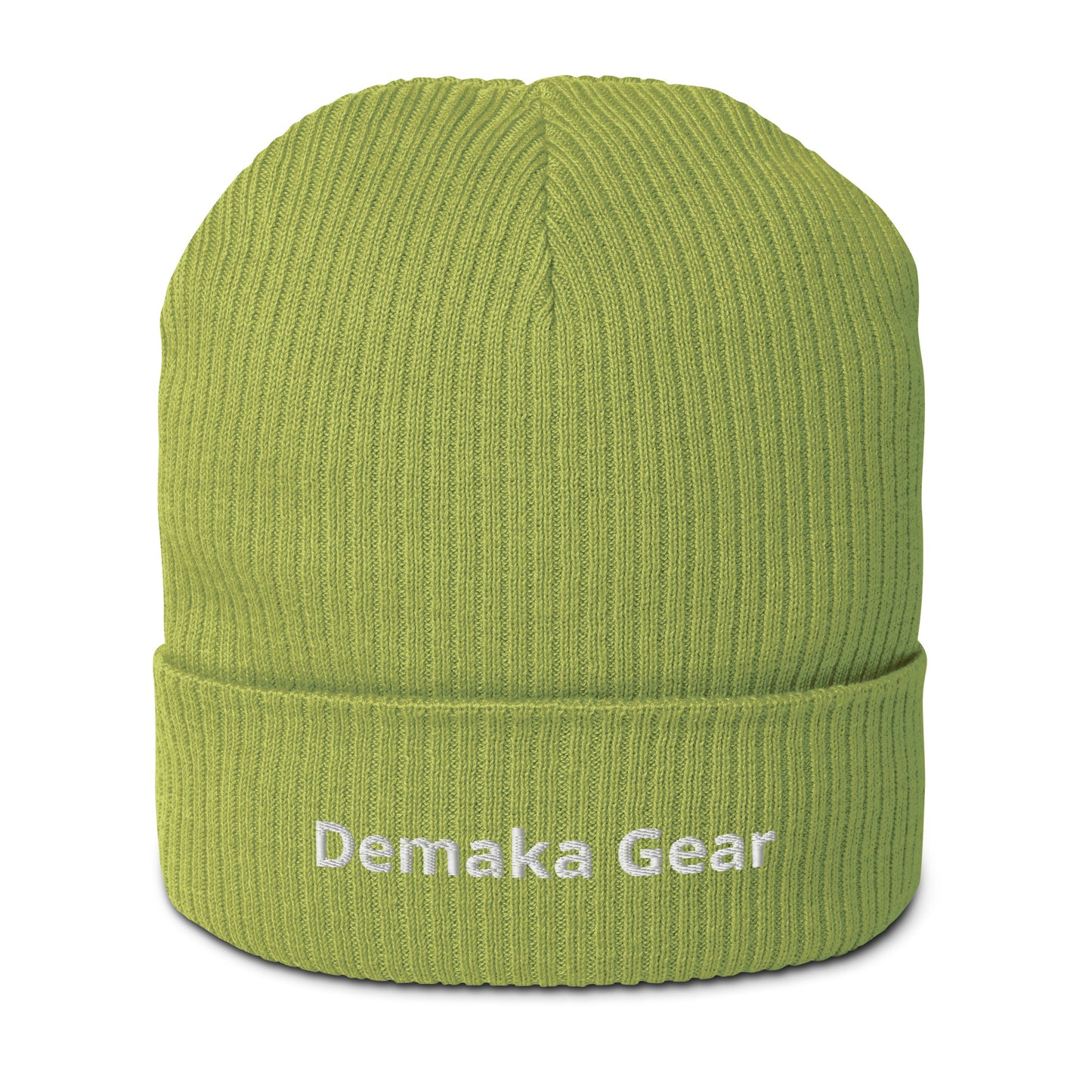 Demaka Gear Organic ribbed beanie