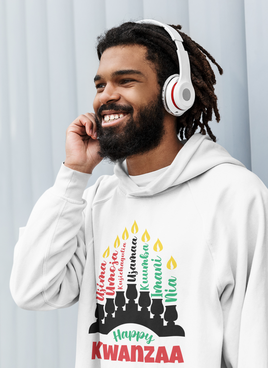 Kwanzaa Kinara Unisex Heavy Blend™ Hooded Sweatshirt