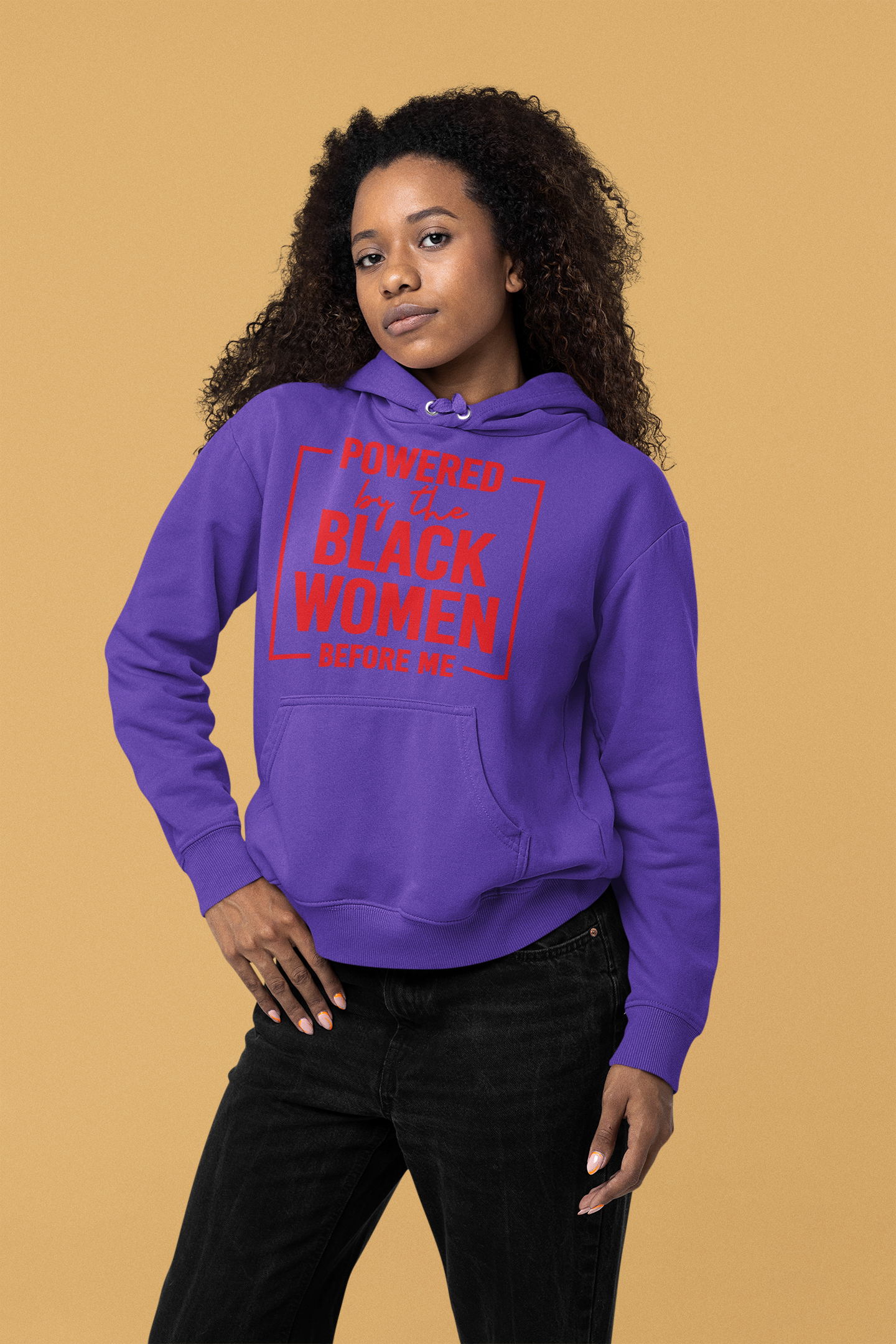 Power By The Black Woman Unisex Heavy Blend™ Hooded Sweatshirt