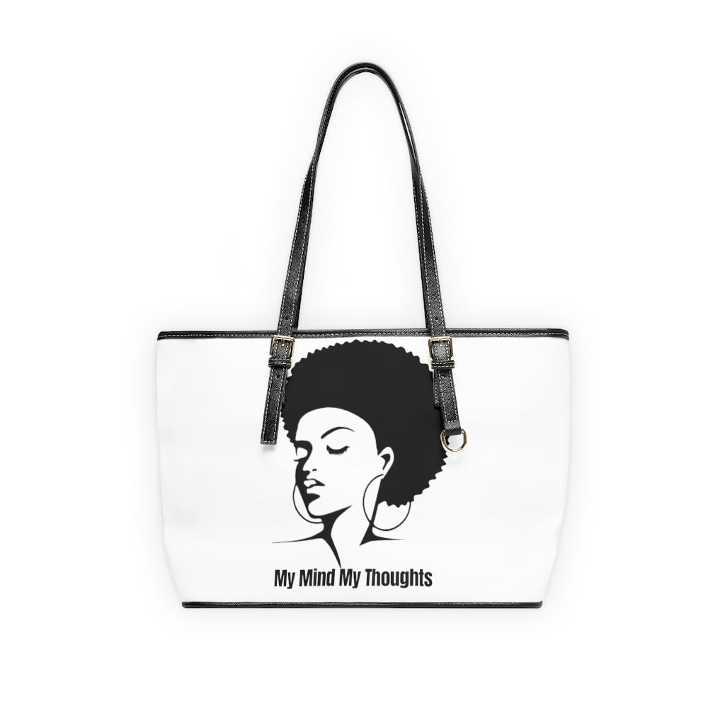 My Mind My Thoughts Leather Shoulder Bag