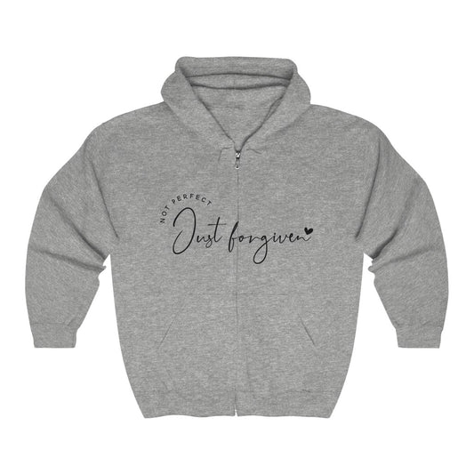 Just Forgiven Full Zip Hooded Sweatshirt