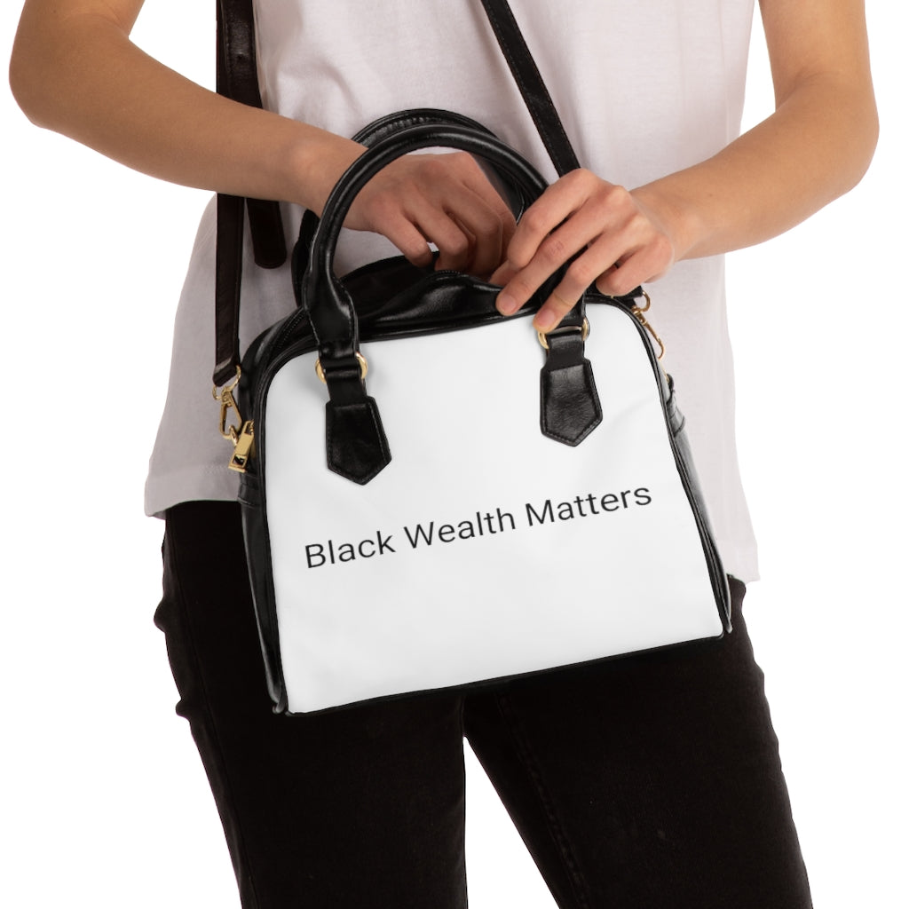 Black Wealth Matters Shoulder Handbag
