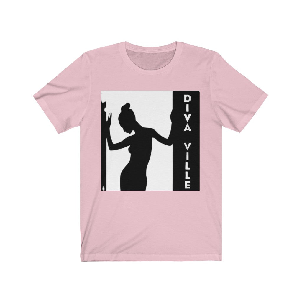Diva Ville Logo Jersey Short Sleeve T Shirt