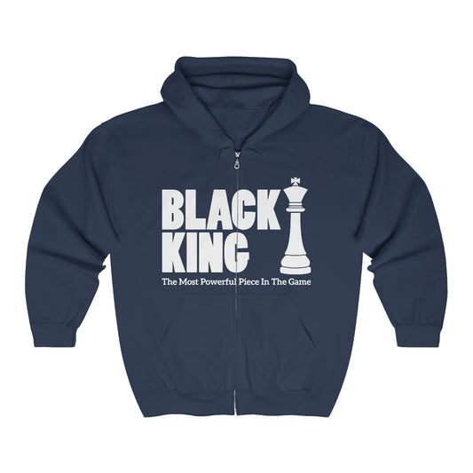 BFull Zip Hooded Sweatshirtlack King