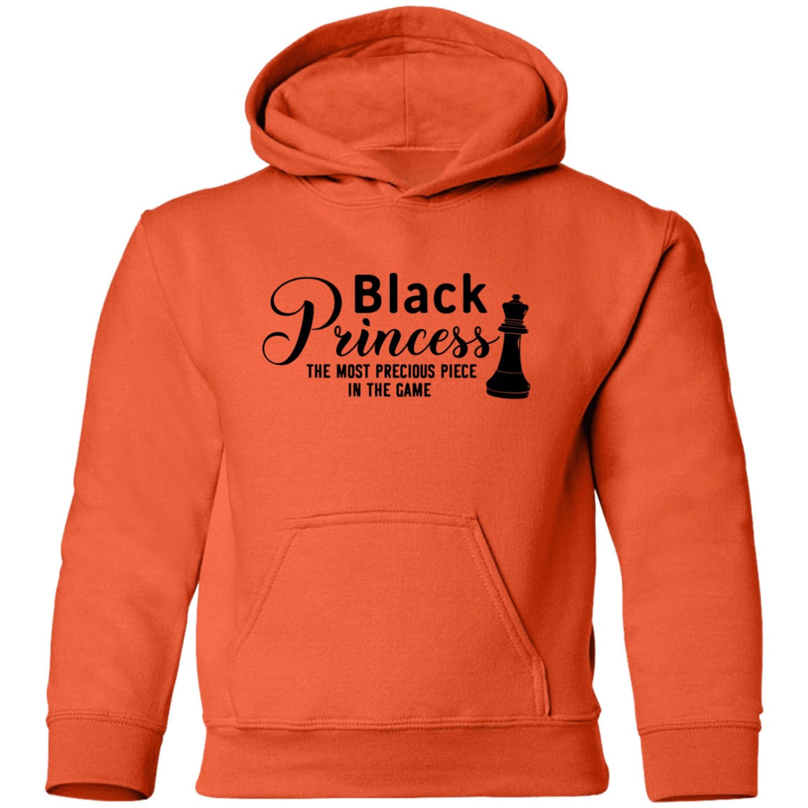 Black Princess Youth Pullover Hoodie