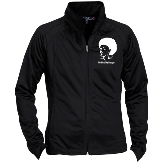 Afro Head Ladies' Raglan Sleeve Warmup Jacket