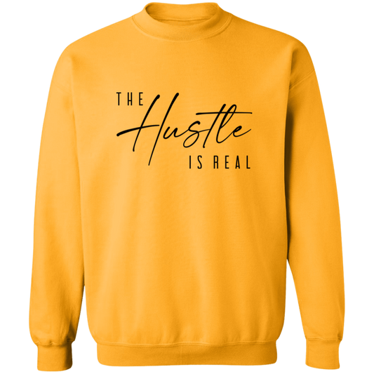 THE HUSTLE Crewneck Pullover Sweatshirt