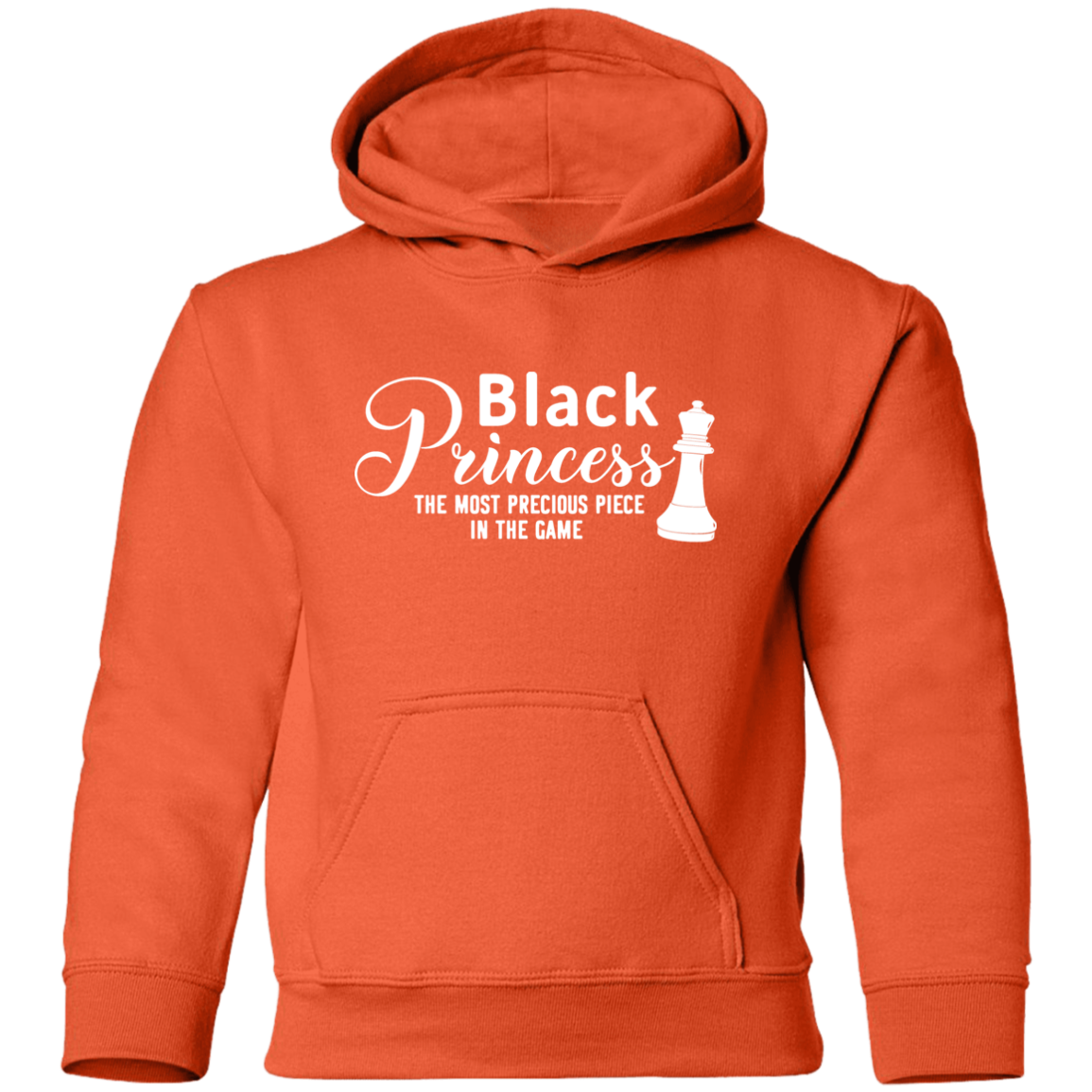 Black Princess Youth Pullover Hoodie