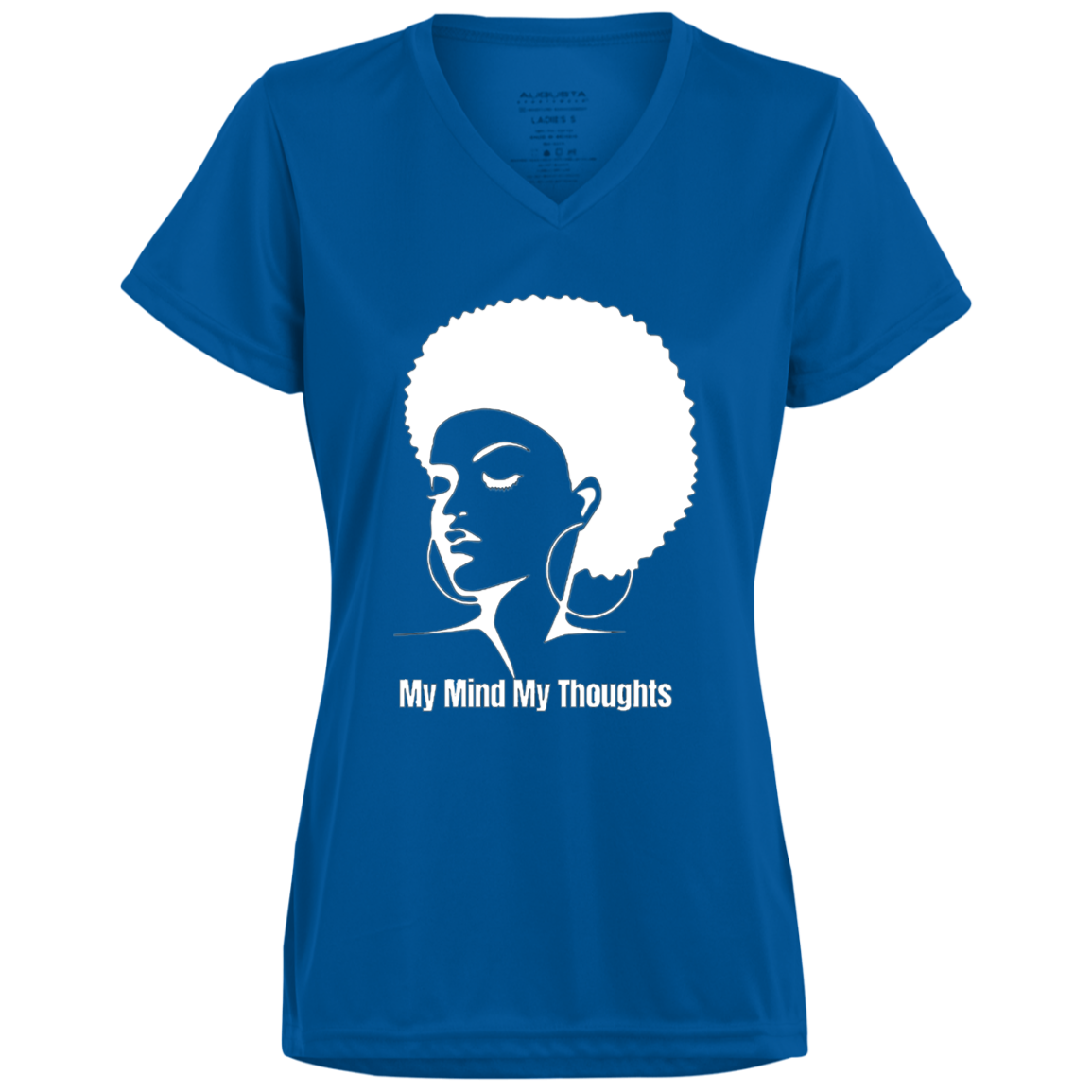 Afro Head V-Neck Tee