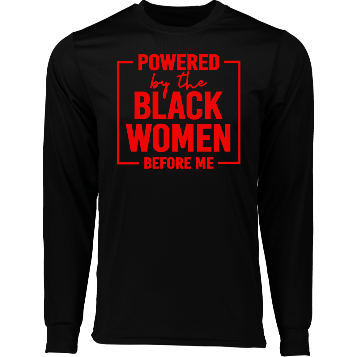 Plowered By Black Women Long Sleeve Moisture-Wicking Tee