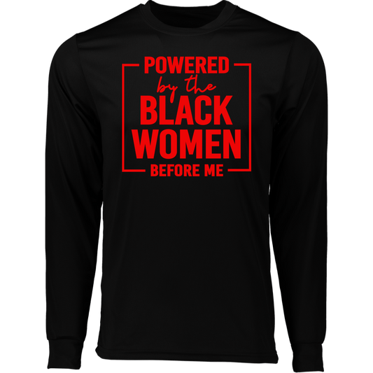 Plowered By Black Women Long Sleeve Moisture-Wicking Tee