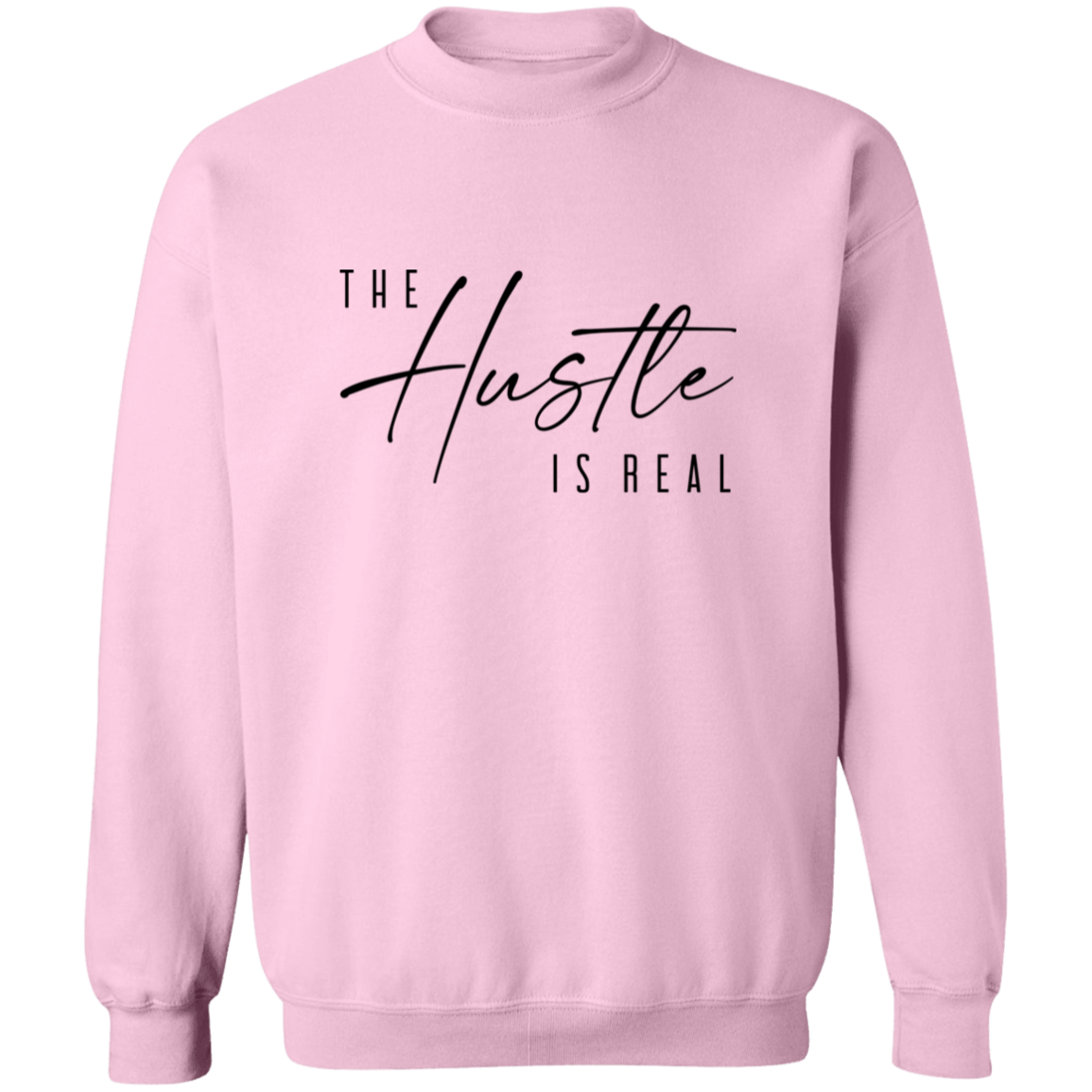 THE HUSTLE Crewneck Pullover Sweatshirt