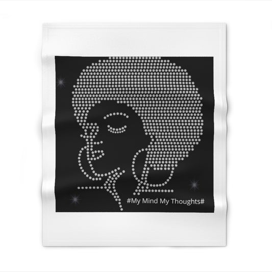 My Mind My Thoughts Throw Blanket
