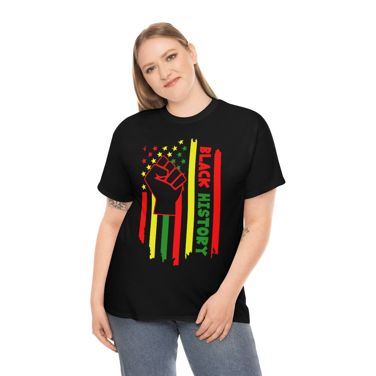 Pan African Flag Heavy Cotton Tee