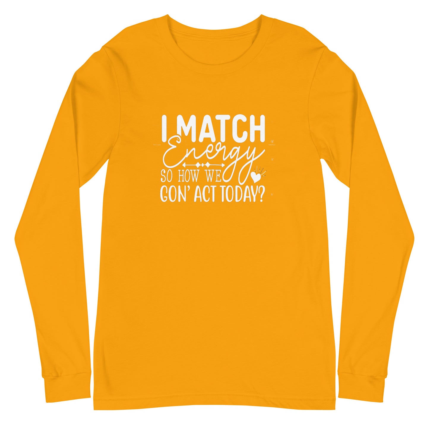 I Match Energy Long Sleeve Tee