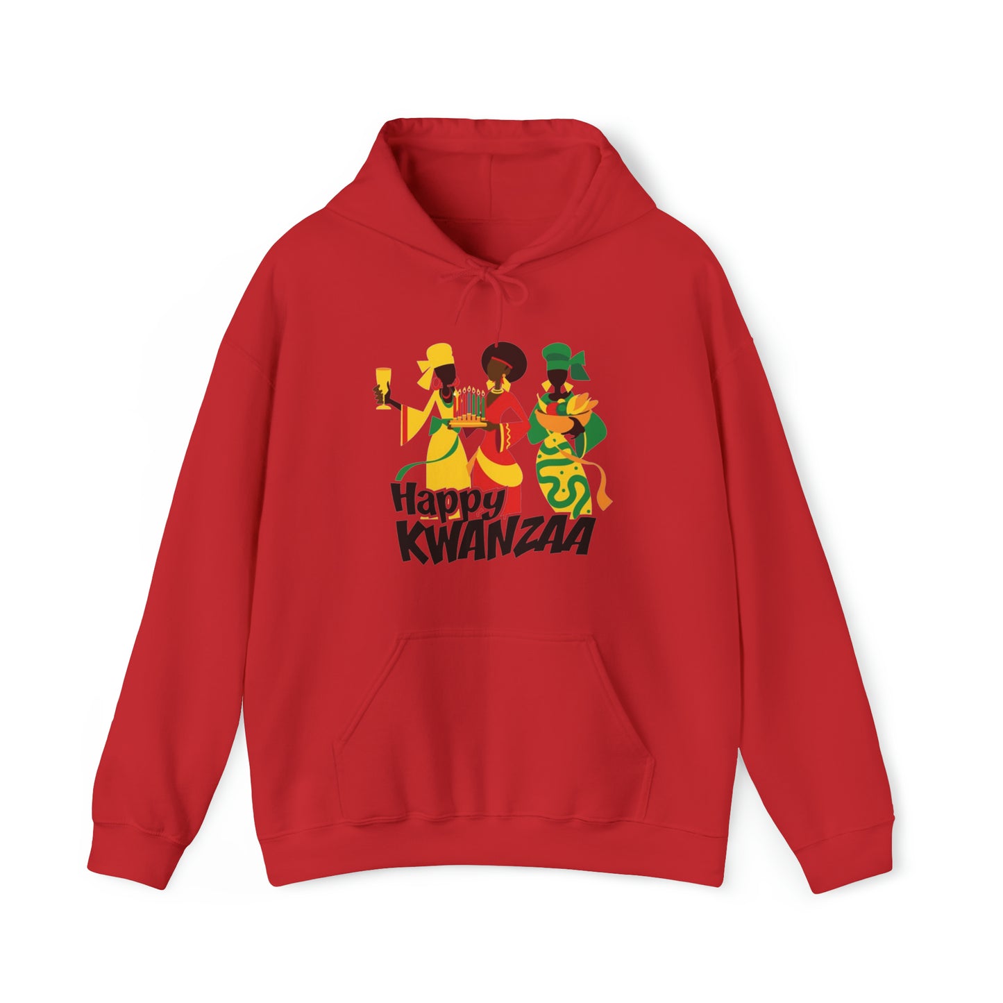 Happy Kwanzaa Unisex Heavy Blend™ Hooded Sweatshirt