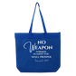 No Weapon form Against You Shall Prosper Large Tote