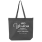 No Weapon form Against You Shall Prosper Large Tote