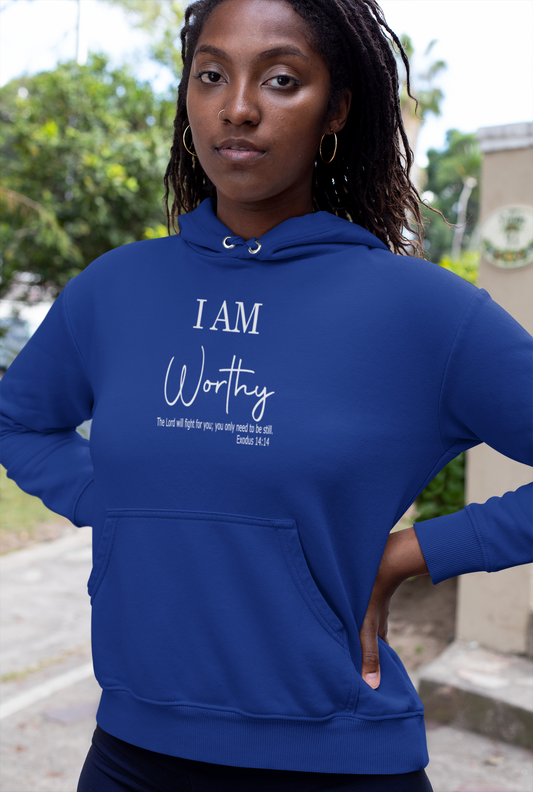 I Am Worthy  Pullover Hoodie