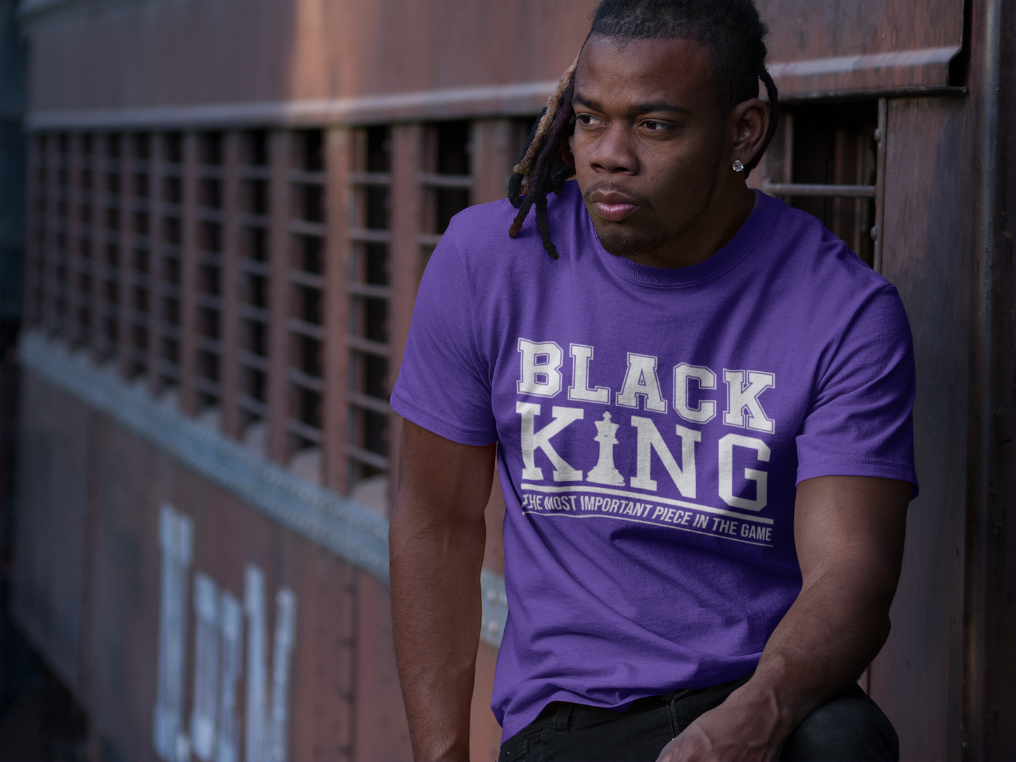 Black King Heavy Cotton Tee