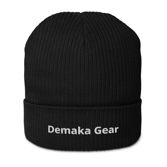Demaka Gear Organic ribbed beanie