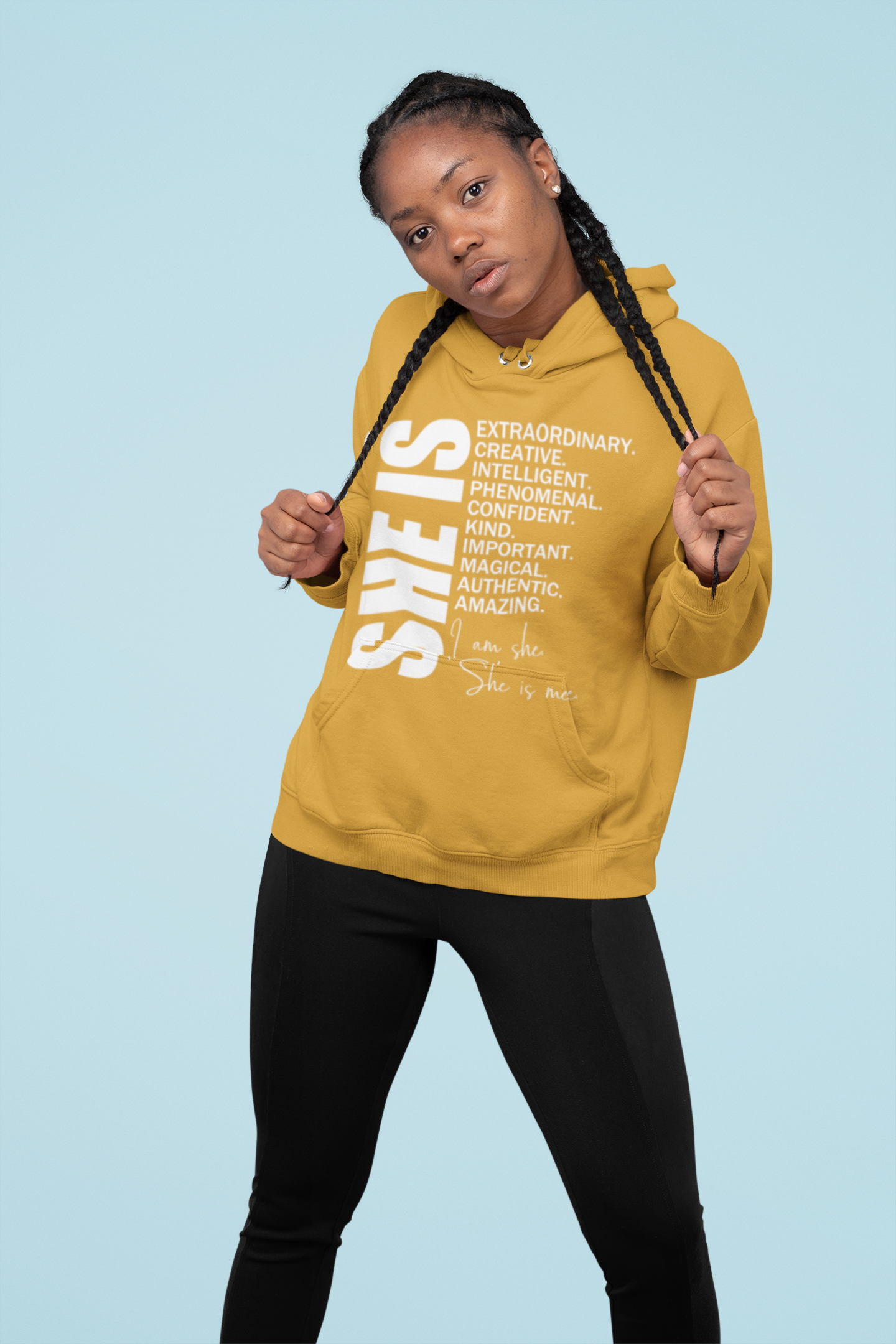 SHE IS Pullover Hoodie