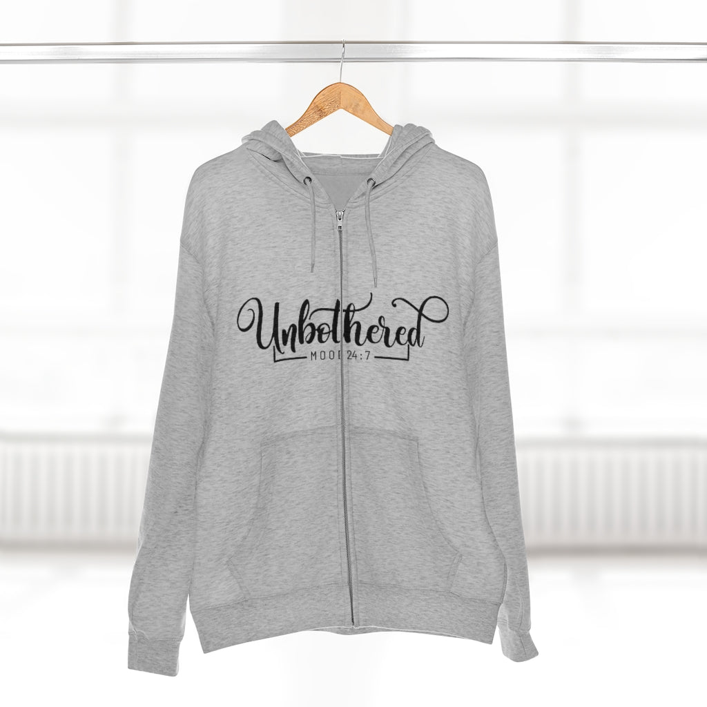 Unbothered Full Zip Hoodie