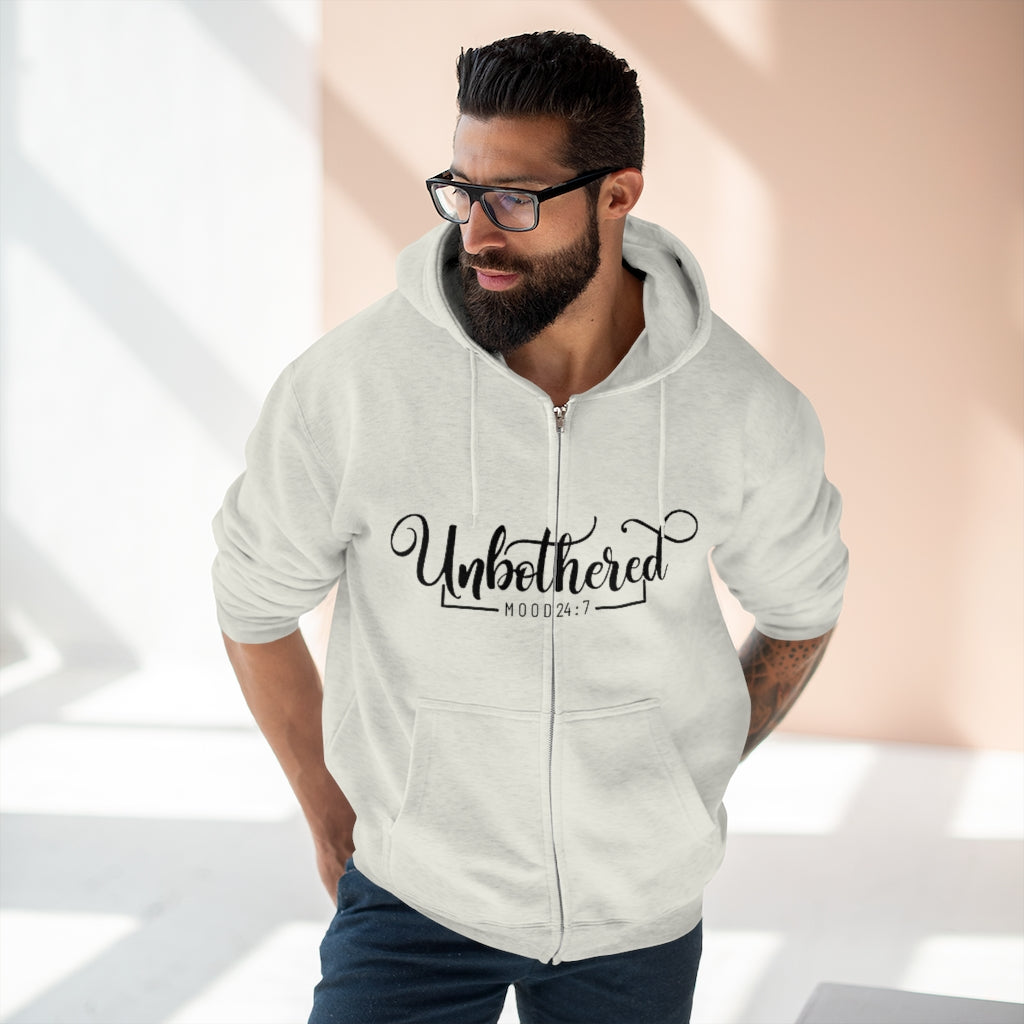 Unbothered Full Zip Hoodie