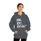 IDK IDC IDGAF Hooded Sweatshirt