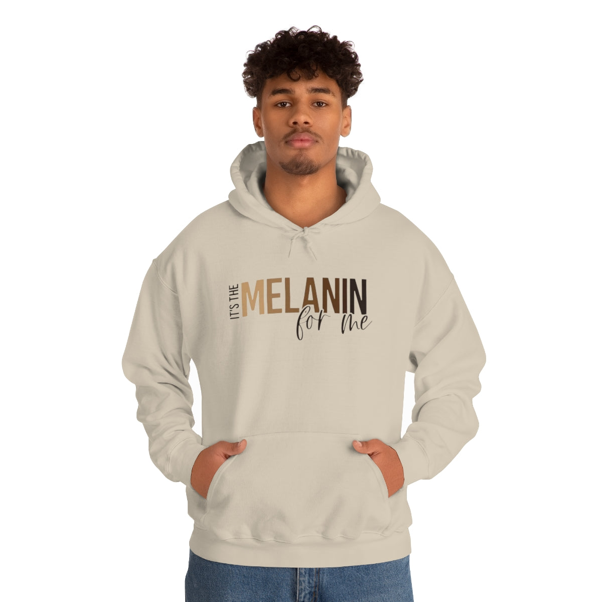 It's The Melanin Hooded Sweatshirt