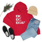 IDK IDC IDGAF Hooded Sweatshirt