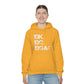IDK IDC IDGAF Hooded Sweatshirt