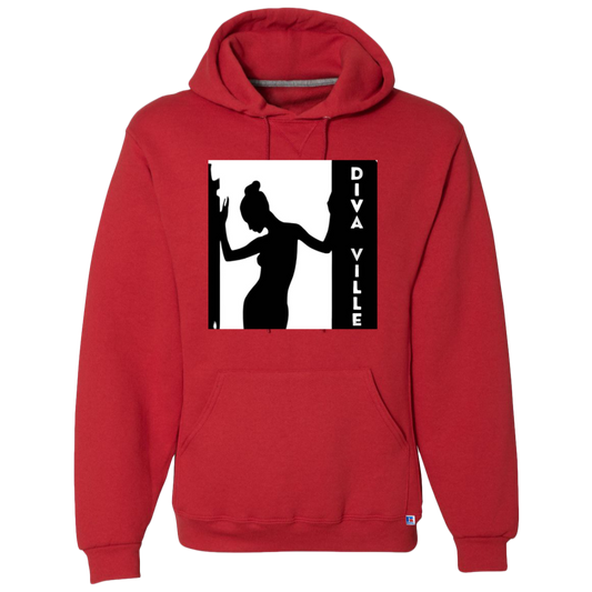 Diva Ville Logo Dri-Power Fleece Pullover Hoodie