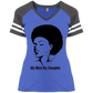Afro Head Ladies' Game V-Neck T-Shirt (Slim fit / Runs smaller than usual)
