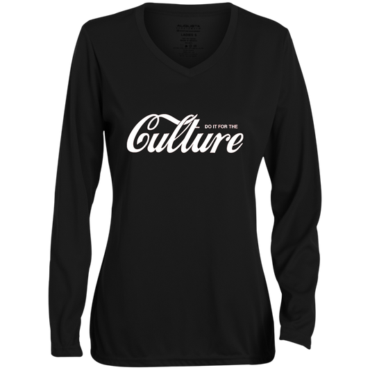 Culture Long Sleeve V-Neck Tee