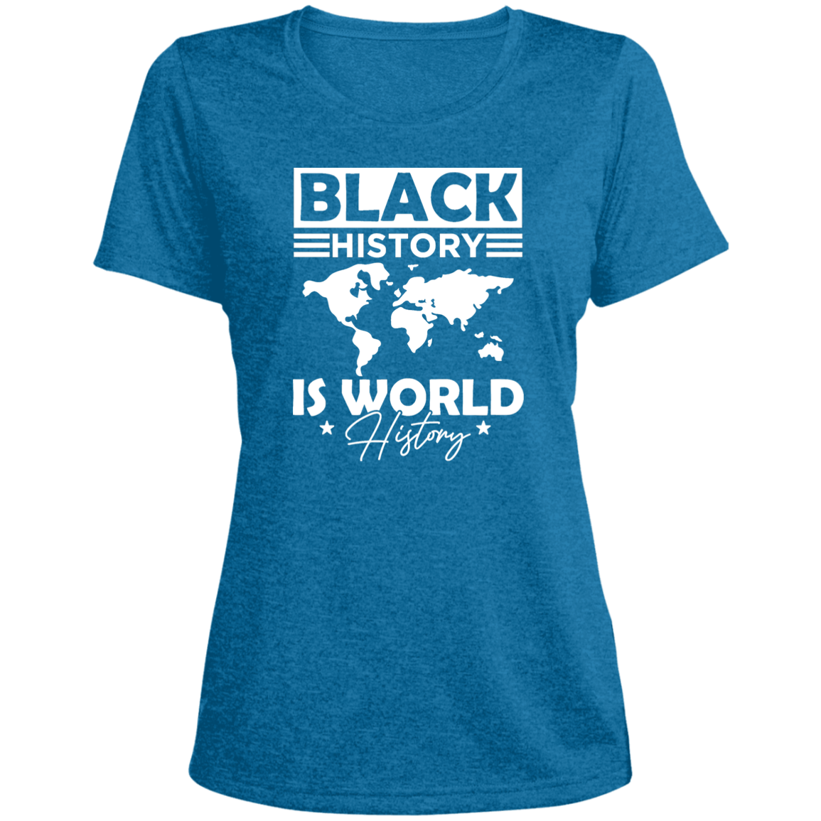 Black History Heather Scoop Neck Performance Tee