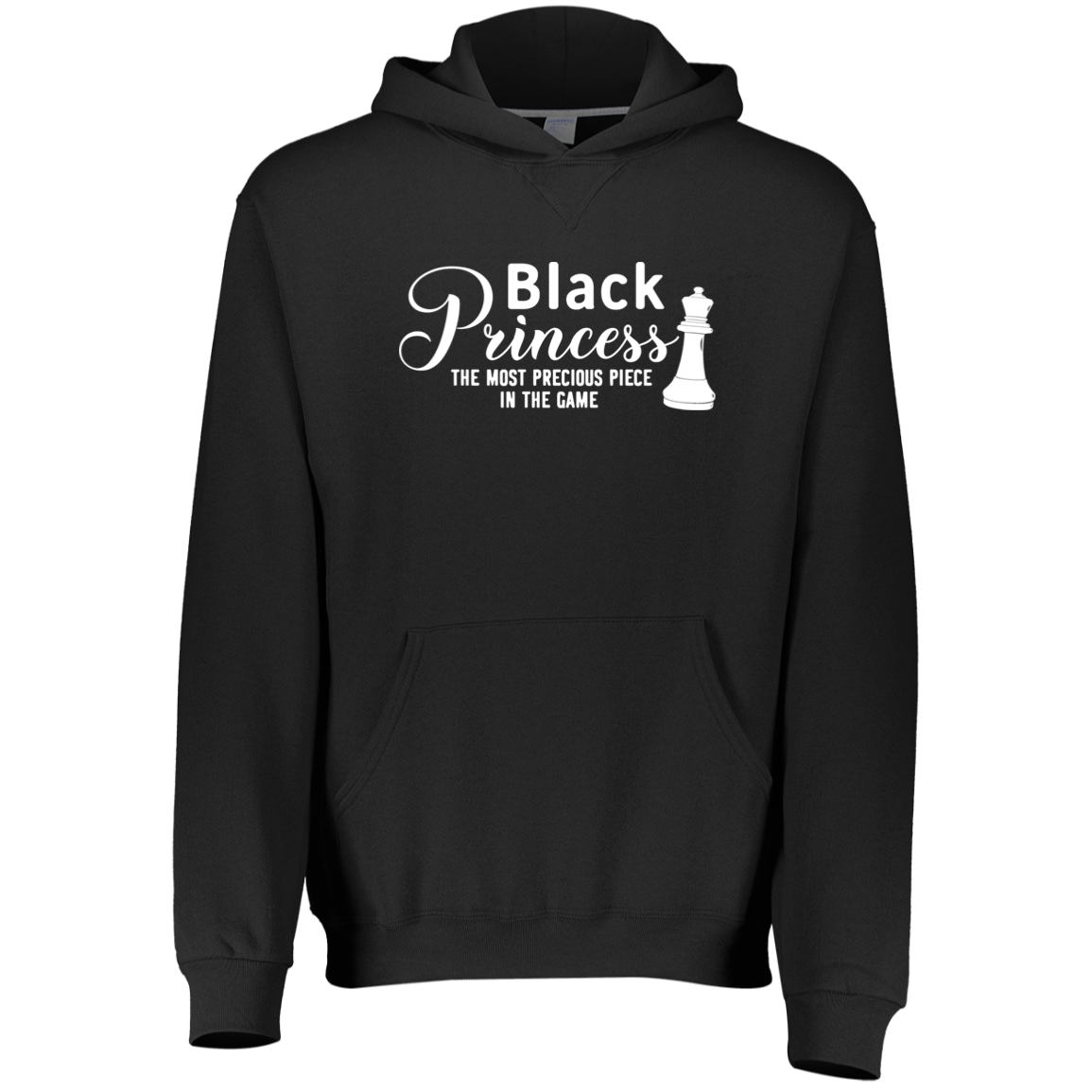 Black Priness Fleece Hoodie