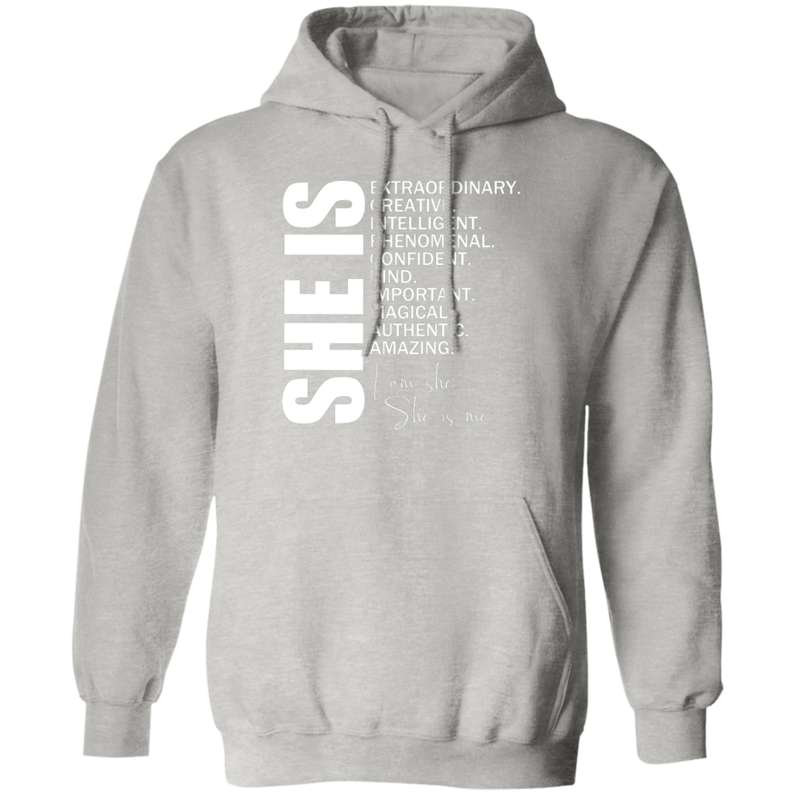 SHE IS Pullover Hoodie