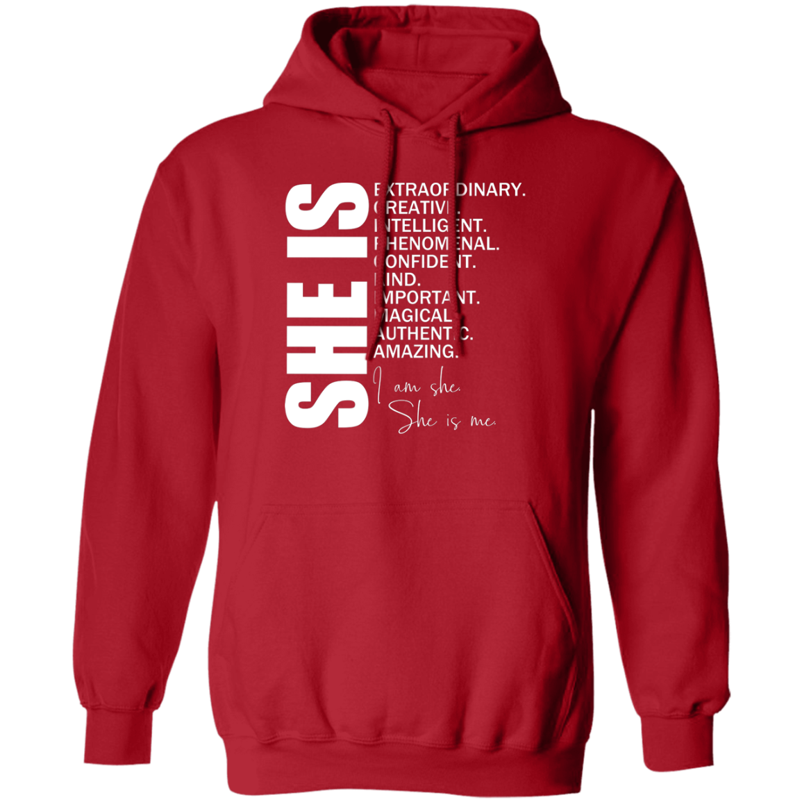 SHE IS Pullover Hoodie