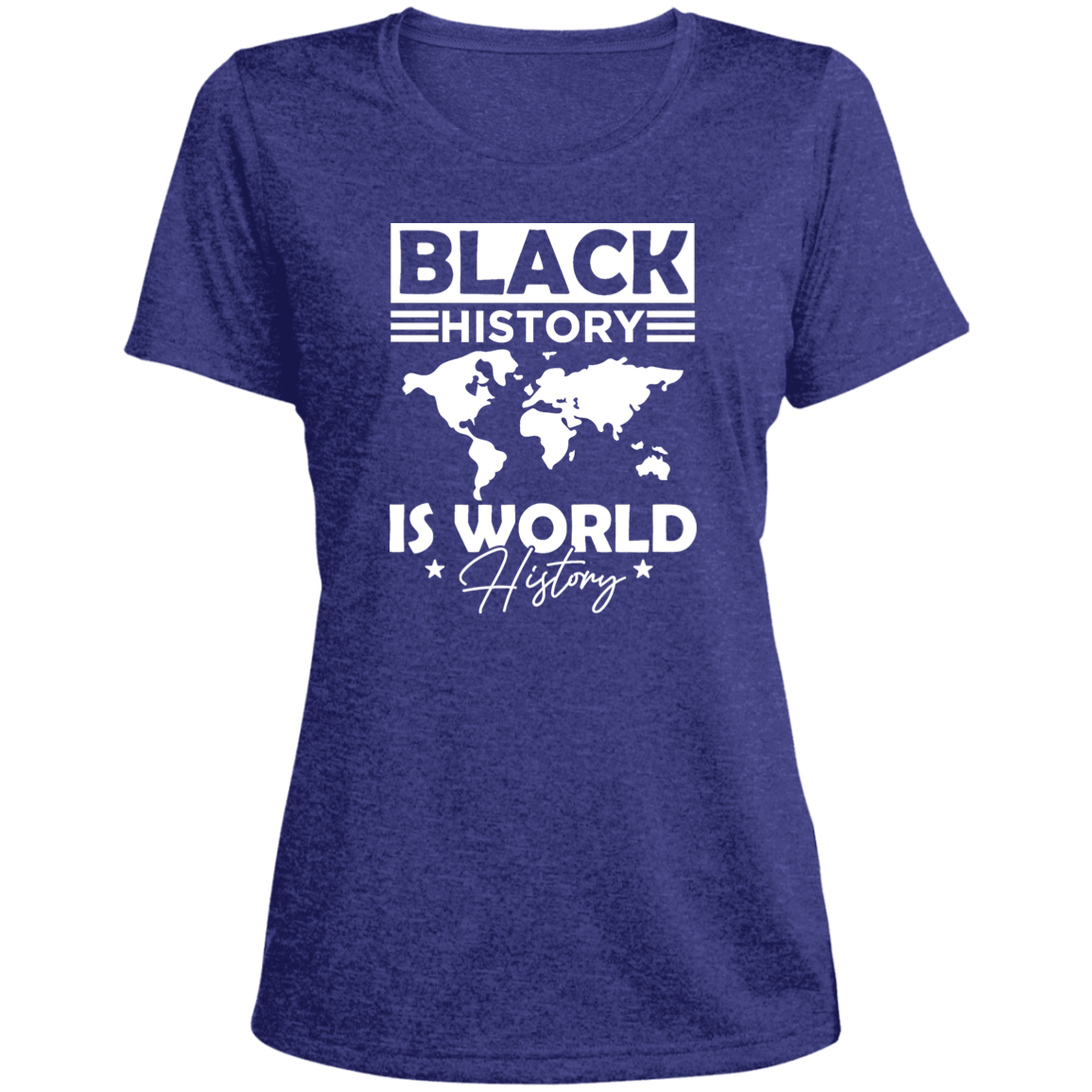 Black History Heather Scoop Neck Performance Tee