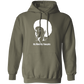 Afro Head Pullover Hoodie (White)