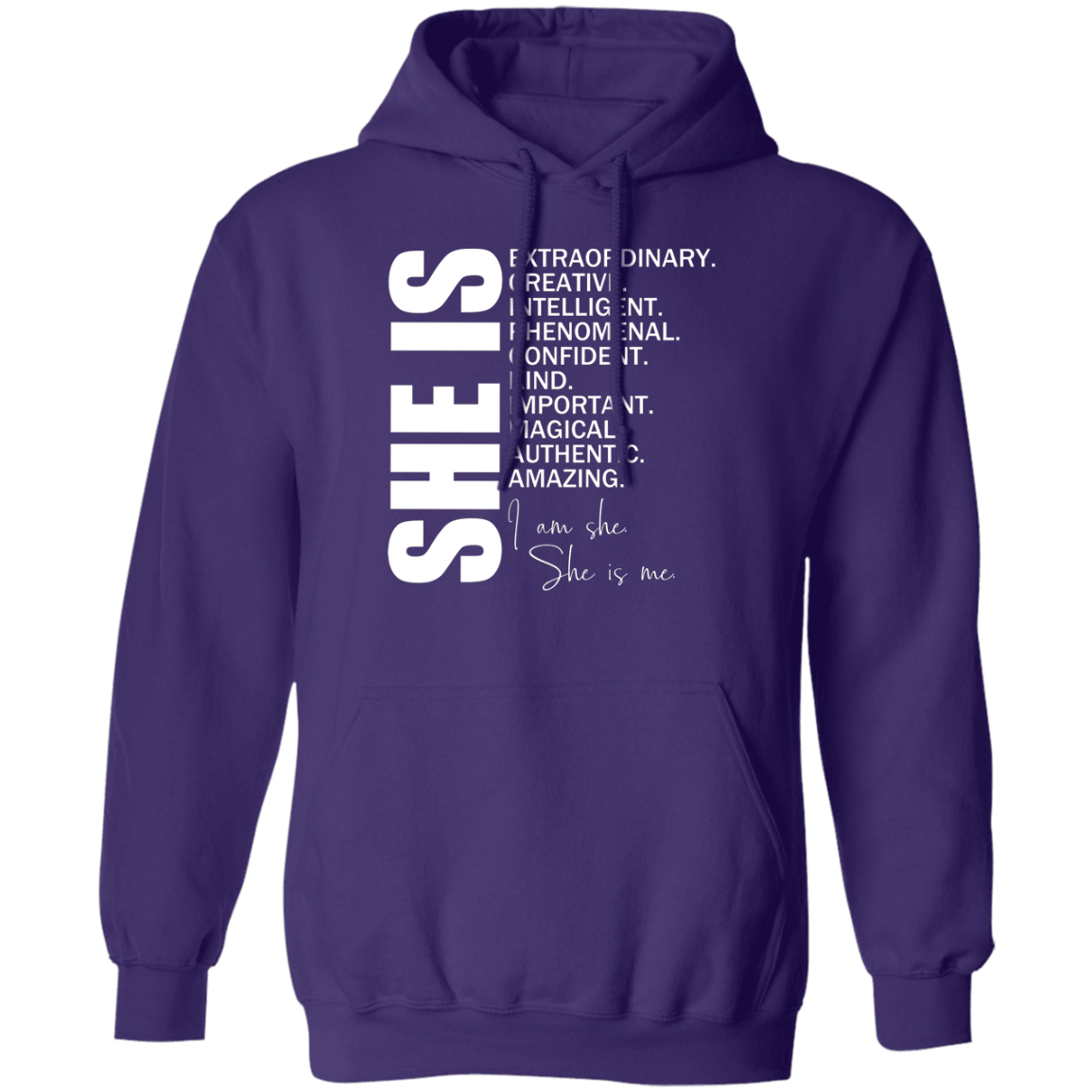 SHE IS Pullover Hoodie