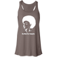 Afro Head Flowy Racerback Tank