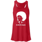 Afro Head Flowy Racerback Tank