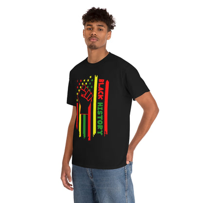 Pan African Flag Heavy Cotton Tee