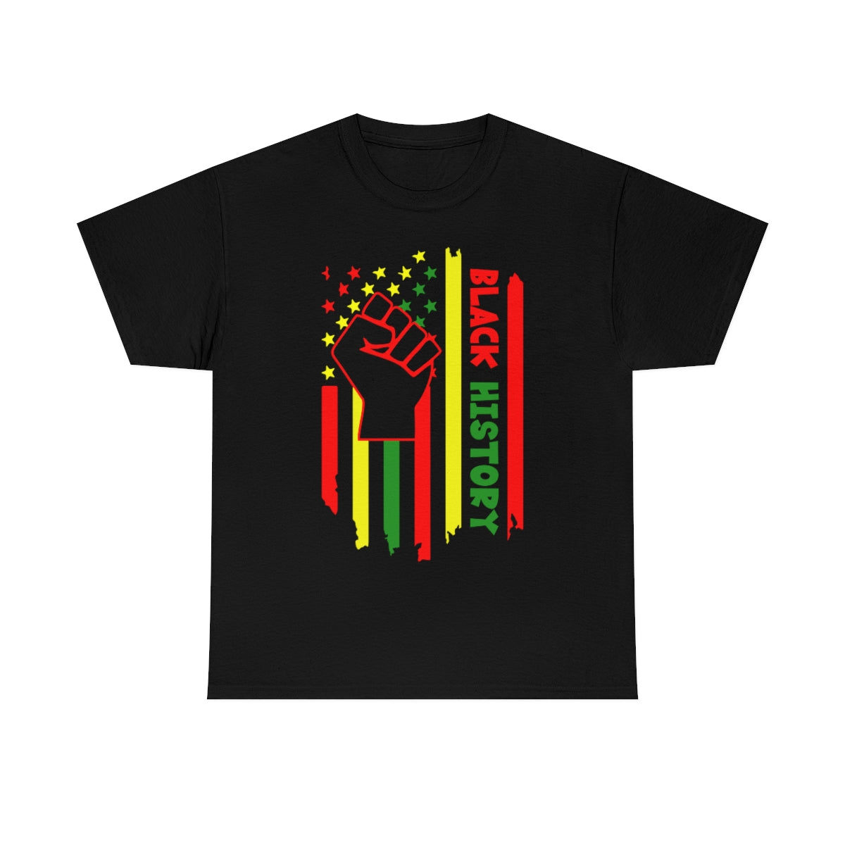 Pan African Flag Heavy Cotton Tee