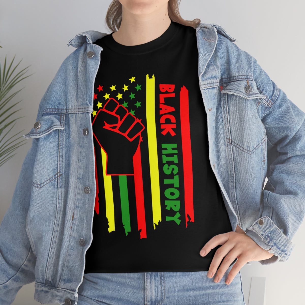 Pan African Flag Heavy Cotton Tee