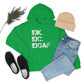 IDK IDC IDGAF Hooded Sweatshirt