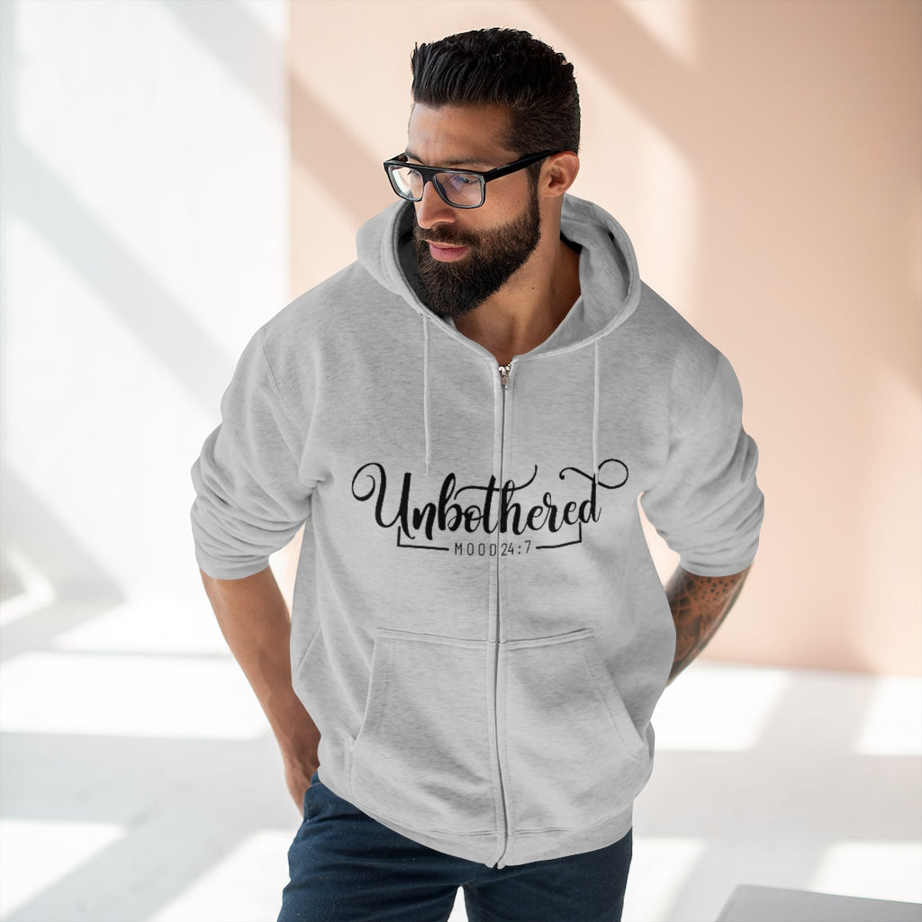 Unbothered Full Zip Hoodie